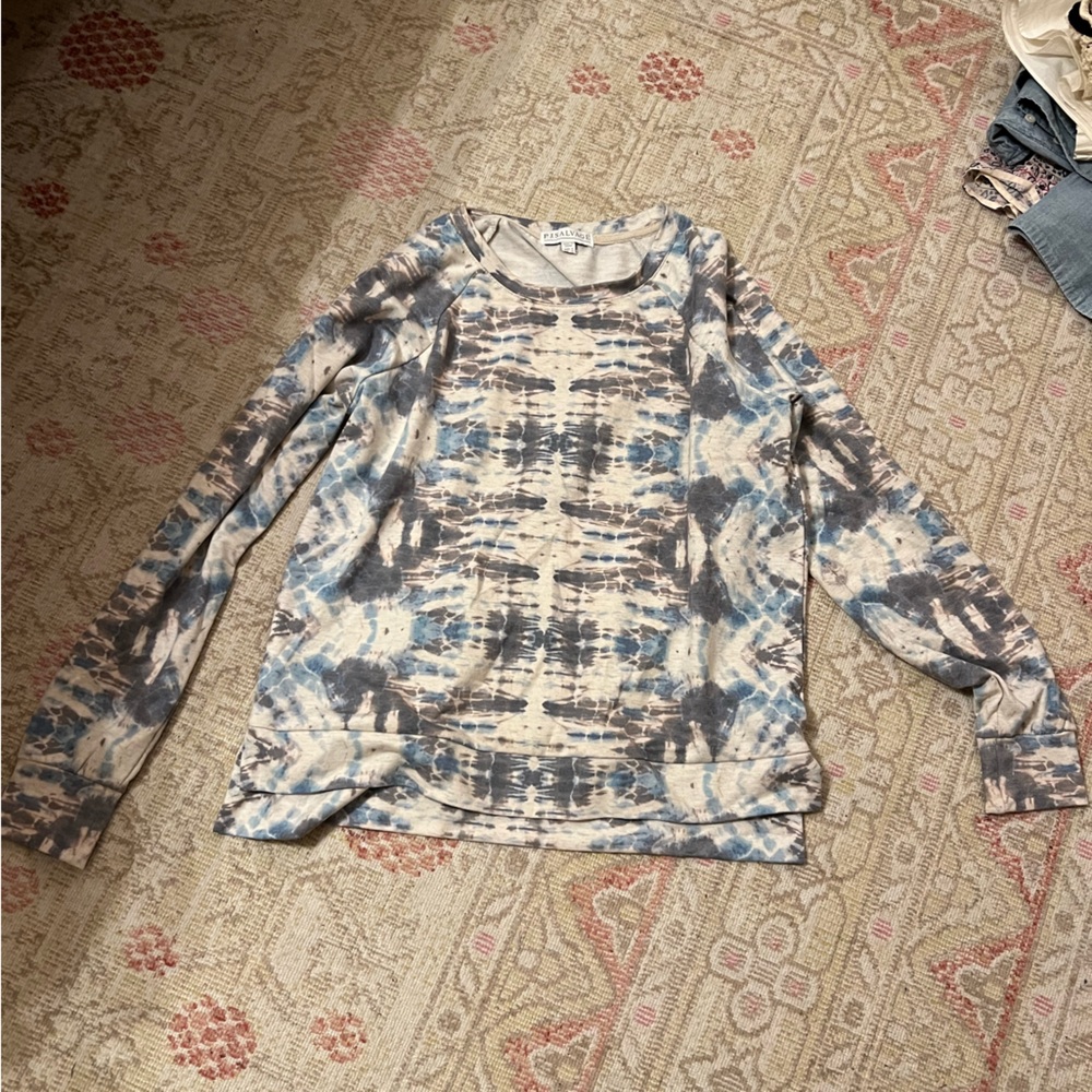 PJ Salvage snakeskin-ish sweatshirt